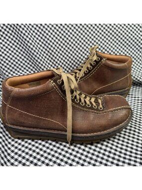 Dr Martens Chukka Boots Brown Leather Vintage 8B47 Mens US 10 UK 9 EU 43 Oxford